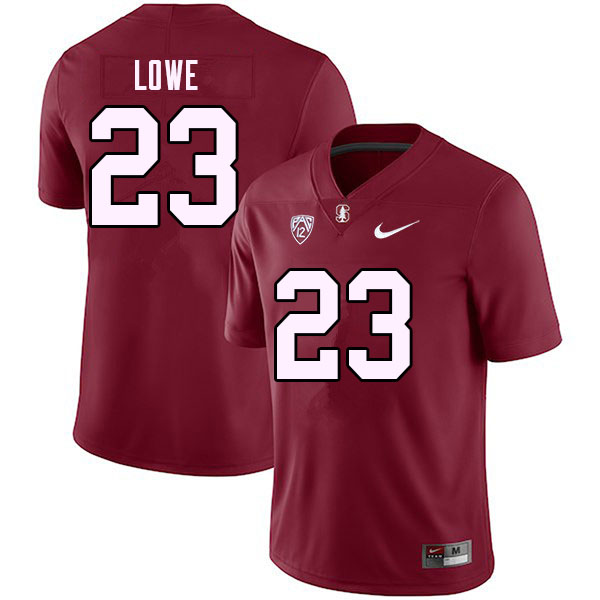 Youth #23 Jacob Lowe Stanford Cardinal College 2023 Football Stitched Jerseys Sale-Cardinal